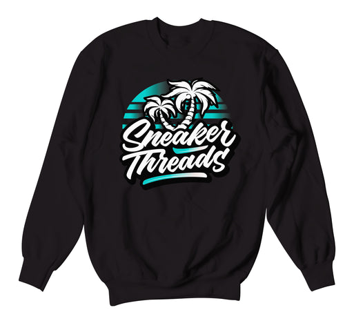 Crewneck sweater collection matching the air max 90 hyper turquoise sneaker collection 