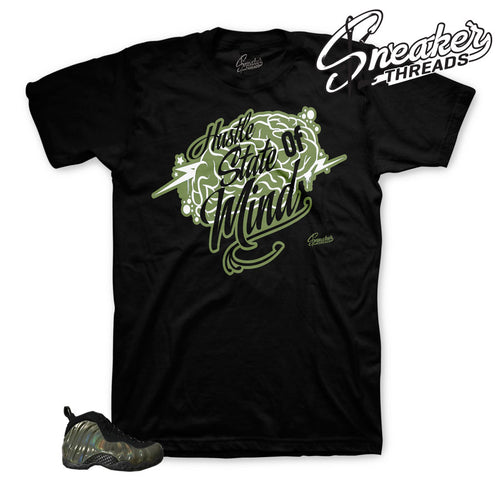 Shirts match foam sneaker | Legion green BIG bear shirt forfoamposite.
