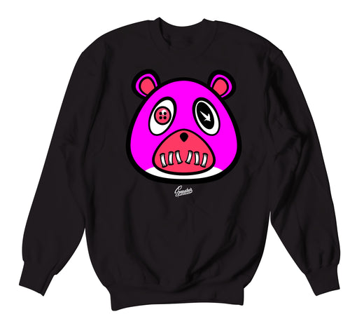 Retro 14 Shocking Pink ST Bear Sweater