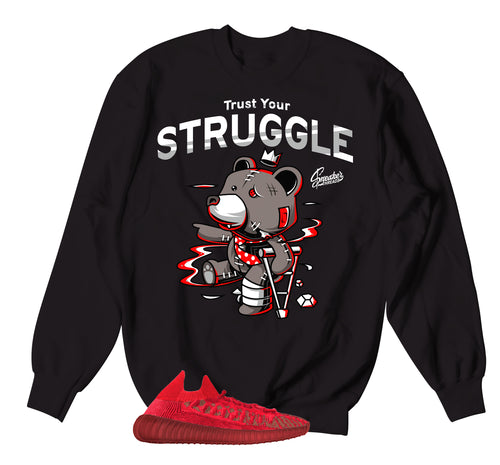 Crewnecks to match Yeezy 350 Slate Red CMPCT | Matching Crewnecks