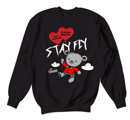 Retro 14 Lipstick Money Over Love Sweater