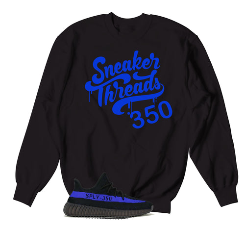 Yeezy 350 Dazzling Blue sneaker sweater and matching Sweatshirts