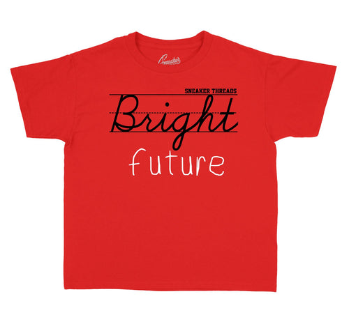 Kids Jordan 11 bred sneaker tees match | bright future shirts match