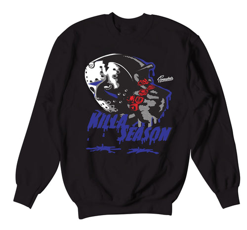 Jordan 4 Loyal Blue sneaker collection matching crewneck sweaters 