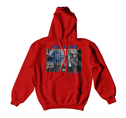 hoodie collection for men designed to match the Jordan 4 loyal blue sneakers